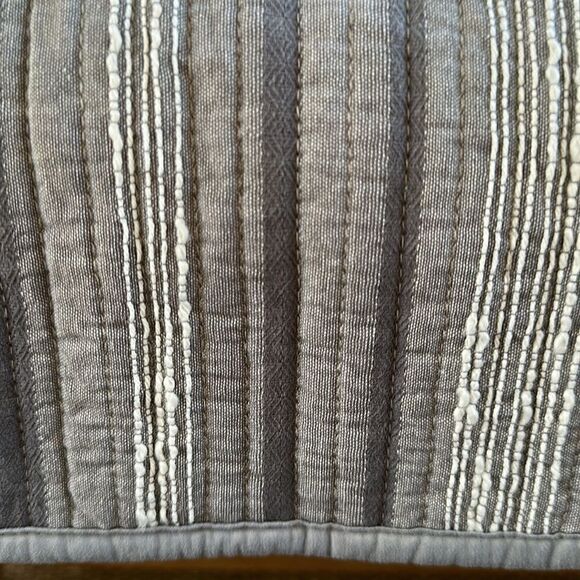 Frye Striped Pillow Shams (2) 20”x30” - Picture 2 of 5